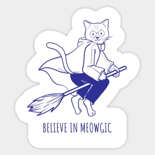 Believe in Meowgic Sticker